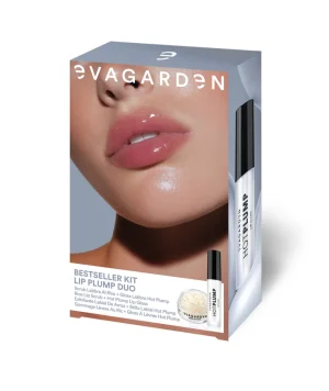 BESTSELLER KIT LIP PLUMP DUO (Lip Gloss Hot Plump+ Rice Lip Scrub)